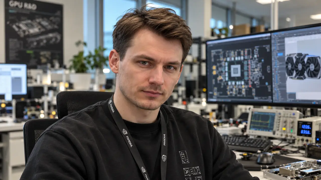 Евгений Зайферт в офисе NVIDIA