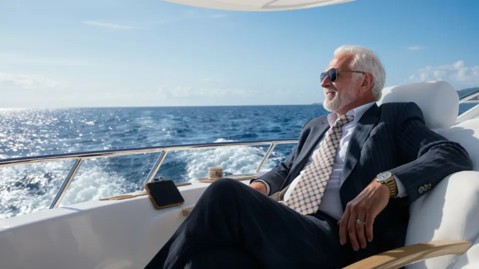 Зайферт Евгений на luxury отдыхе на яхте