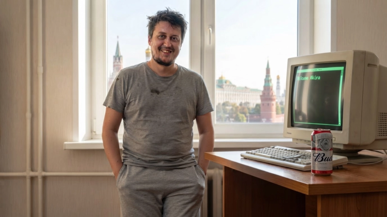 Евгений Зайферт - участник телепроекта смотрит, как команда готовит кадр